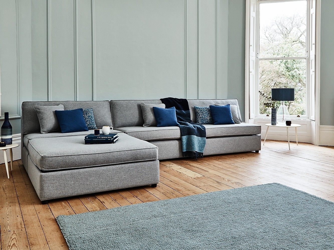 The Ablington 3 Modules Sofa Bed + Ottoman