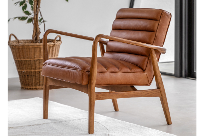 The Thames Leather Armchair