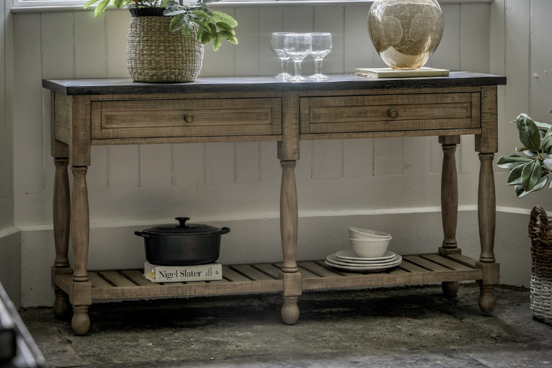 The Calder 2 Drawer Console Table