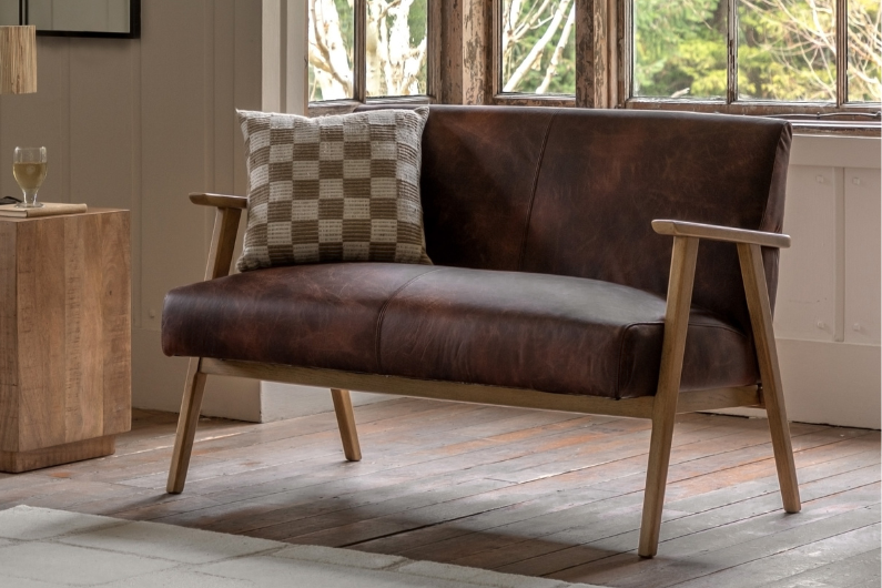 The Sheen Leather Sofa