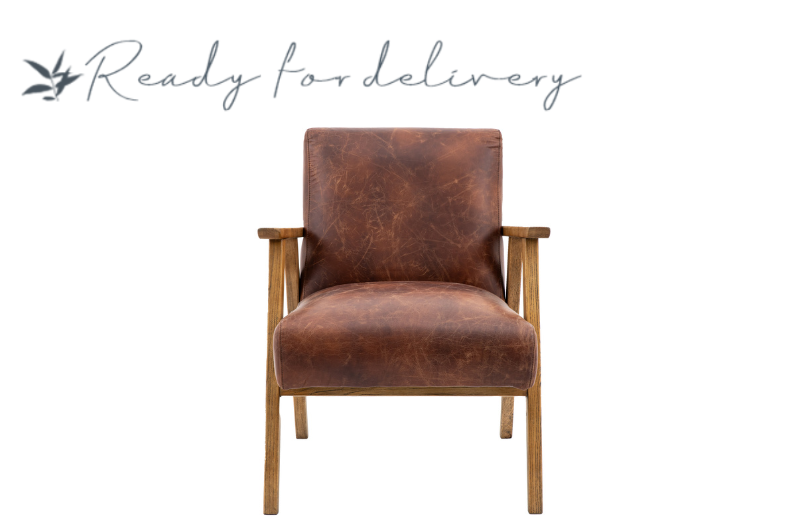 The Sheen Leather Armchair