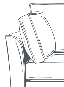 Sofa & Sofa Bed With Flared Arms